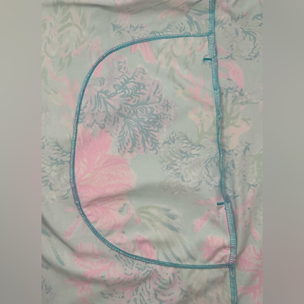 LIKE NEW🪷Lilly Pulitzer🪷Johana Swim Cover-Up Cestra blue Cay To My Heart - Picture 13 of 16